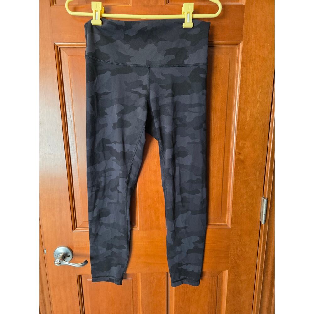 Lululemon Wunder Train High-Rise Tight 25" Incognito Camo Multi Grey Size 8